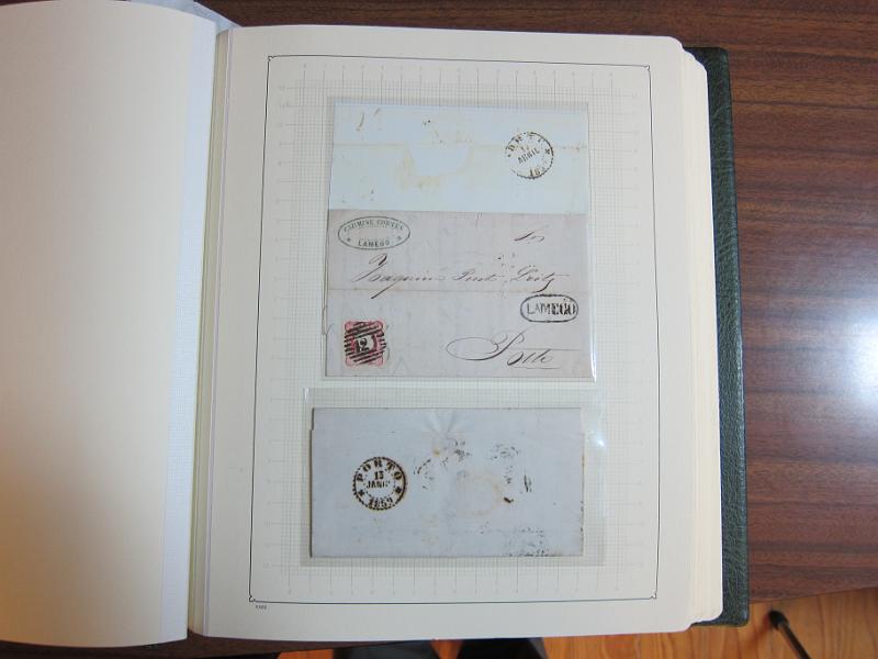 0014 (16).jpg -     Lote:    14      Marcofilia      Lotes Especiais       Descrição:      Portugal.   Colecção montada em dois álbuns com estudo especializado das marcas de duplo círculo e circulares do Porto, com selos de diversas emissões e cartas. Lote a ver.        Lote       Valor Base:     &euro; 1.500,00     Valor Venda:     &euro; 1.500,00     